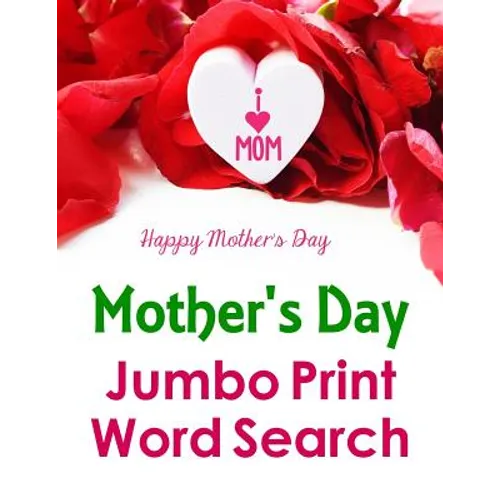 Mother's Day Jumbo Print Word Search - Paperback