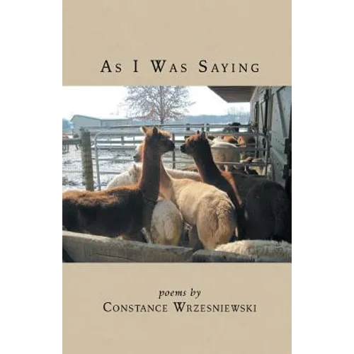 As I Was Saying - Paperback