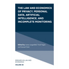 The Law and Economics of Privacy, Personal Data, Artificial Intelligence, and Incomplete Monitoring - Hardcover
