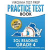 VIRGINIA TEST PREP Practice Test Book SOL Reading Grade 4: Preparation for Computer Adaptive Testing (CAT) - Paperback