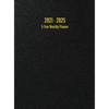 2021 - 2025 5-Year Monthly Planner: 60-Month Calendar (Black) - Hardcover