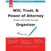 Will, Trust, & Power of Attorney Creator and Estate Records Organizer - Paperback