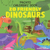 Pashto Children's Book: 20 Friendly Dinosaurs - Paperback