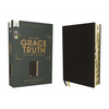 Nasb, the Grace and Truth Study Bible (Trustworthy and Practical Insights), Bonded Leather, Black, Red Letter, 1995 Text, Thumb Indexed, Comfort Print - Bonded Leather
