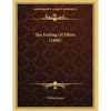 The Feeling Of Effort (1880) - Paperback