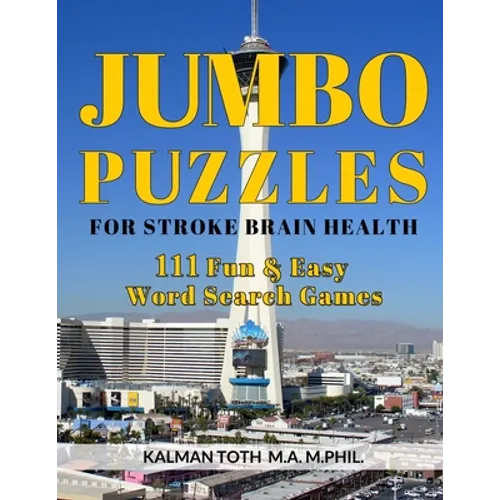 Jumbo Puzzles for Stroke Brain Health: 111 Fun & Easy Word Search Games - Paperback