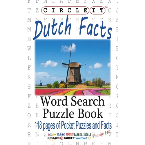 Circle It, Dutch Facts, Word Search, Puzzle Book - Paperback