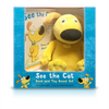 See the Cat Book and Toy Boxed Set: (Gift Set with Dog Plush Stuffed Animal and Humorous Read-Aloud Book for Children Ages 4-8) - Hardcover