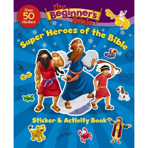 The Beginner's Bible Super Heroes of the Bible Sticker and Activity Book - Paperback