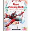Plane Coloring Book for Kids Aged 3 and UP: Amazing Illustrations for Coloring Including Planes, Helicopters and Air Balloons - Paperback