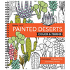 Color & Frame - Painted Deserts (Adult Coloring Book) - Spiral