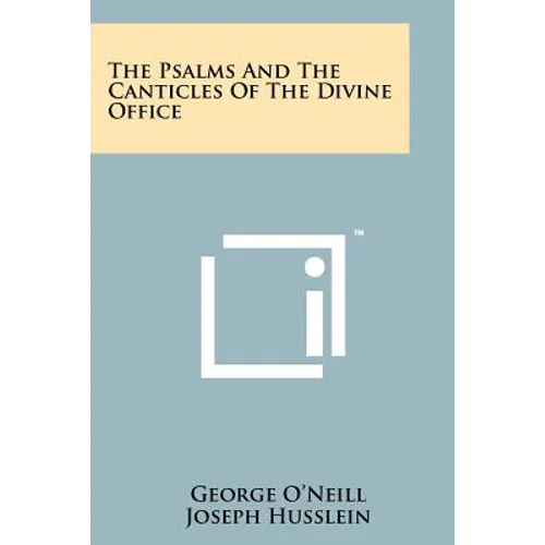 The Psalms And The Canticles Of The Divine Office - Paperback