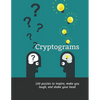 Cryptograms: 100 puzzles to inspire, make you laugh, and shake your head - Paperback