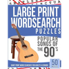 Large Print Wordsearches Puzzles Popular Songs of 90s: Giant Print Word Searches for Adults & Seniors - Paperback