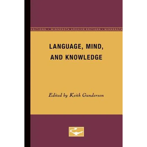 Language, Mind, and Knowledge - Paperback