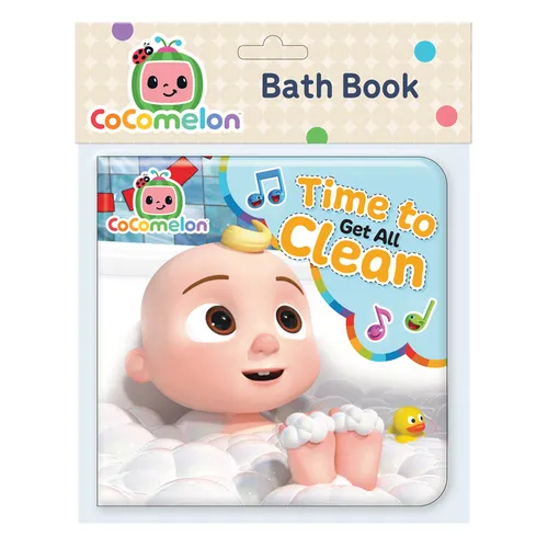 Cocomelon Bath Book Time to Get All Clean