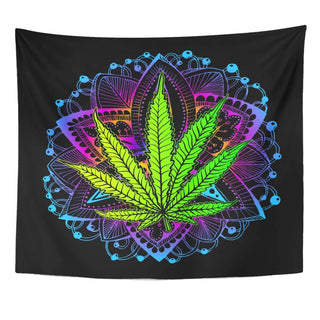 Ganja Artwork Tapestry Wall Hanging