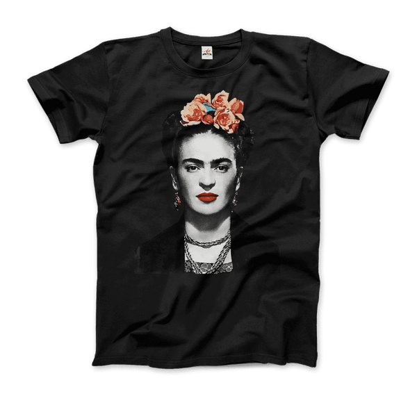 Frida Kahlo With Flowers Poster Artwork T-Shirt