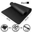 185cm Enlarged Fitness Mat Yoga Mat Men Gym Exercise Mat Esterilla Yoga Tapete Pad Lengthen Non-Slip for Beginner With Yoga Bag