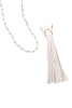 Leather Tassel Necklace