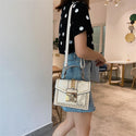 Luxury Small Cross Body Chain Rivet Handbag