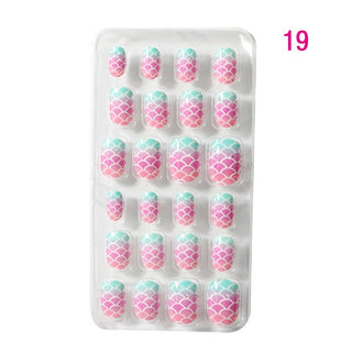 Buy color-19 Kids Easy Apply Salon Girl Nail Art