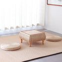 Small Coffee Table With Storage Bamboo and Rattan Tatami Platform Low Table for Living Room Furniture Home Bay Window Balcony