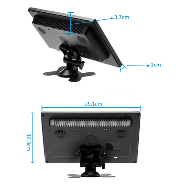 HD Touch Screen 10.1" Monitor 1920*1200 LCD With BNC/AV/VGA/HDMI/USB/Speaker Industrial Capacitive LCD Display  for Raspberry Pi