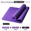 185cm Enlarged Fitness Mat Yoga Mat Men Gym Exercise Mat Esterilla Yoga Tapete Pad Lengthen Non-Slip for Beginner With Yoga Bag