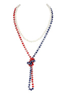 8mm Longline Hand Knotted Necklace