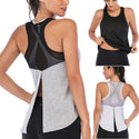 New Women Fitness Sports Shirt Sleeveless Yoga Top Running GymShirt Vest Athletic Undershirt Yoga Gym Wear Tank Top Quick Dry