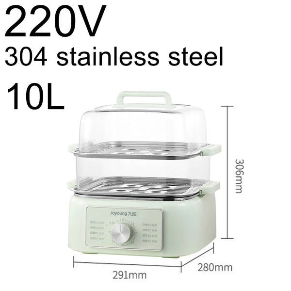 Joyoung Electric Steamer Multifunctional Household Capacity Multi-Layer Steamer Box Steamer Breakfast Machine