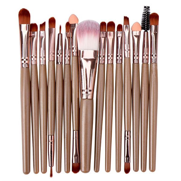 15PCs Makeup Brush Set Cosmetict Makeup for Face Make Up Tools Women Beauty  Professional Foundation Blush Eyeshadow Consealer