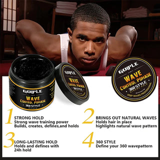 Wavy Pattern Hair Clay