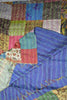 Hand Stitched Kantha  Silk  Vintage Throw