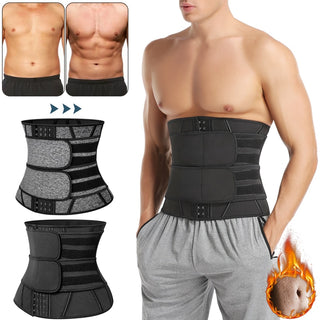 Men Waist Trainer Abdomen Slimming Body Shaper