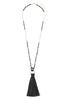 Leather Tassel Necklace