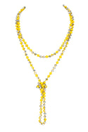 8mm Longline Hand Knotted Necklace