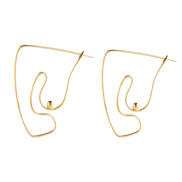 Artsy Abstract Earrings for Women