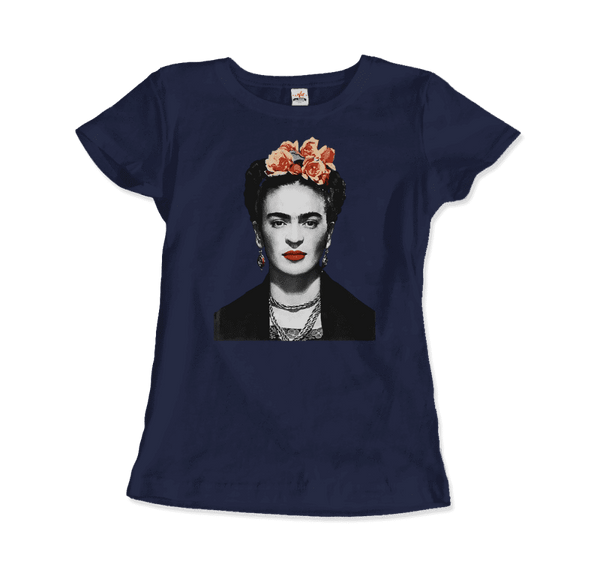 Frida Kahlo With Flowers Poster Artwork T-Shirt