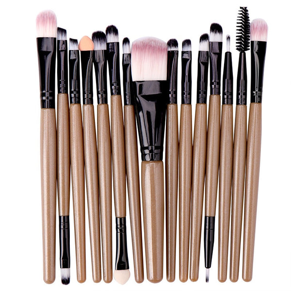 15PCs Makeup Brush Set Cosmetict Makeup for Face Make Up Tools Women Beauty  Professional Foundation Blush Eyeshadow Consealer