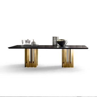 minimalist modern natural marble dining table